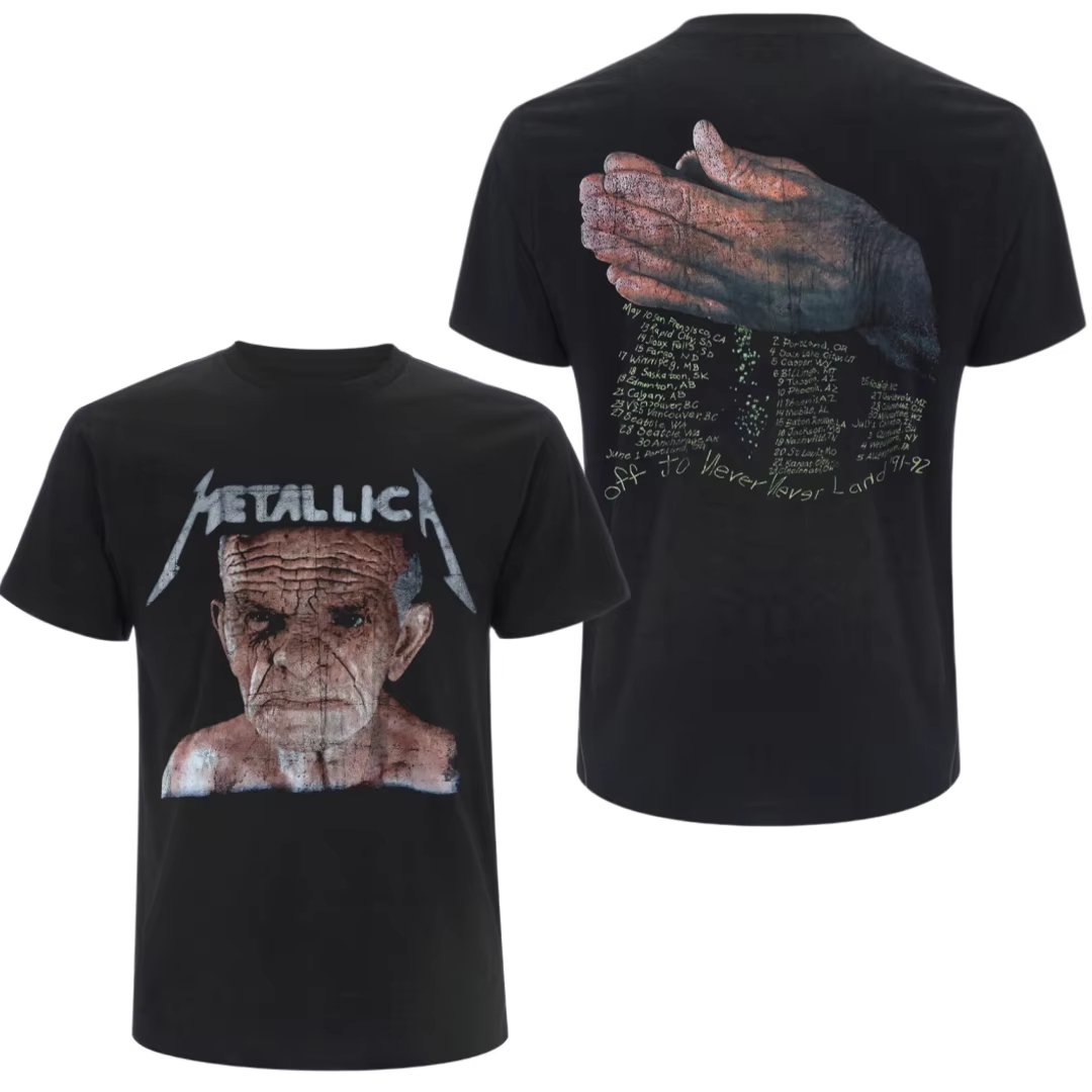 2026 Nowa koszulka METALLICA - – Street Fashion For Short Guys recenzja i cena